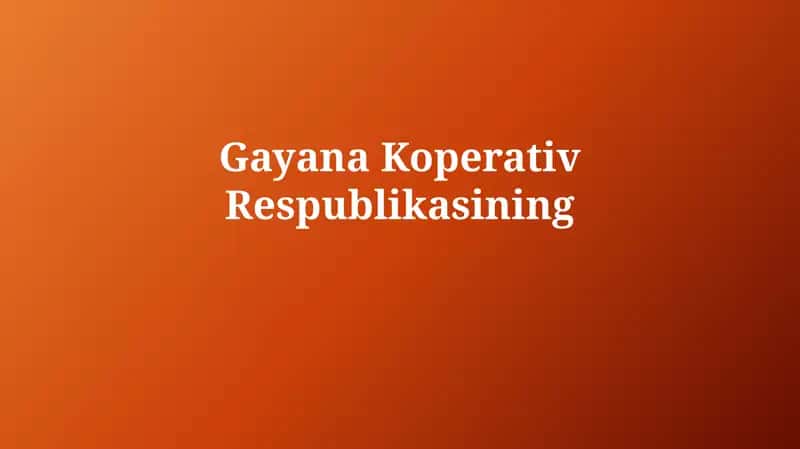 Gayana Kooperativ Respublikasi 1