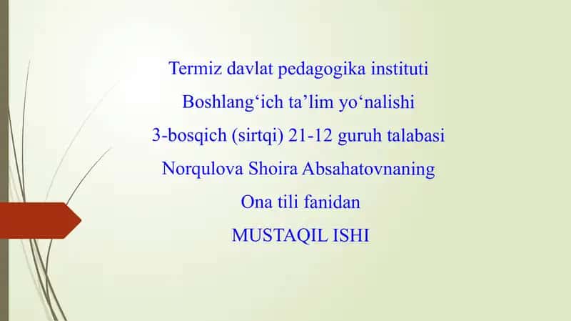 Nutq uslublari haqida umumiy ma'lumot 1