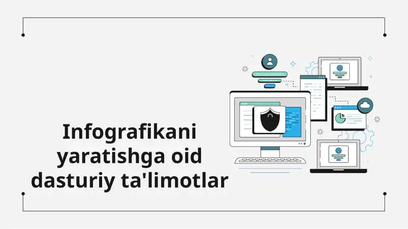 Infografikani yaratishga oid dasturiy ta'limotlar 1