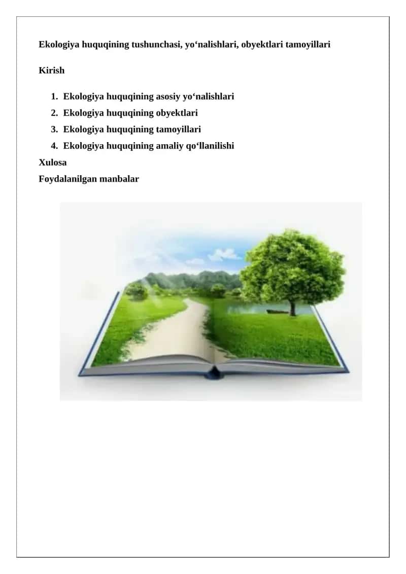 Ekologiya huquqi 1