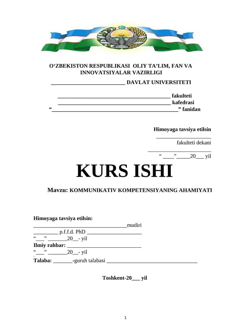 KOMMUNIKATIV KOMPETENSIYANING AHAMIYATI 1