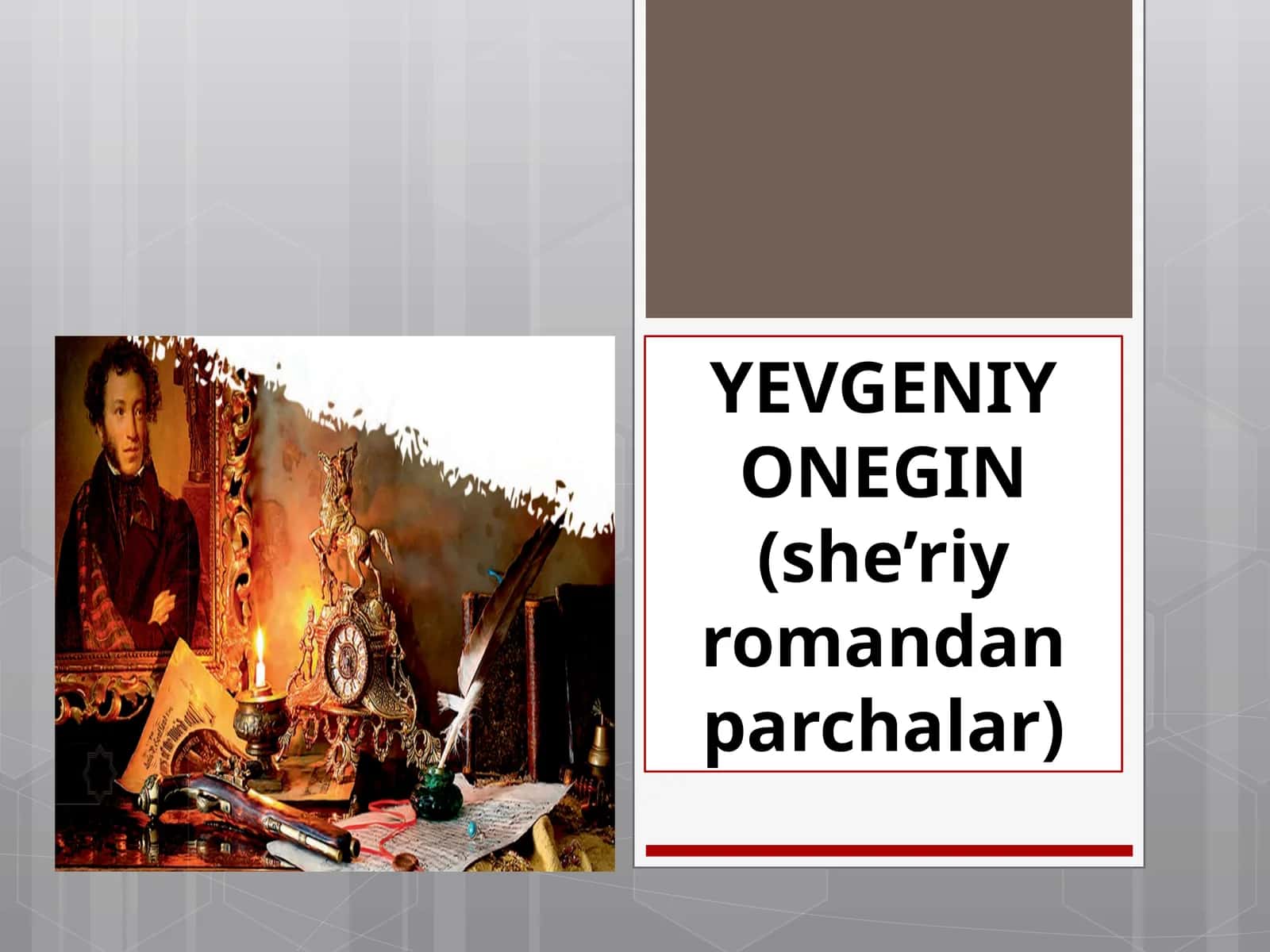 YEVGENIY ONEGIN 1