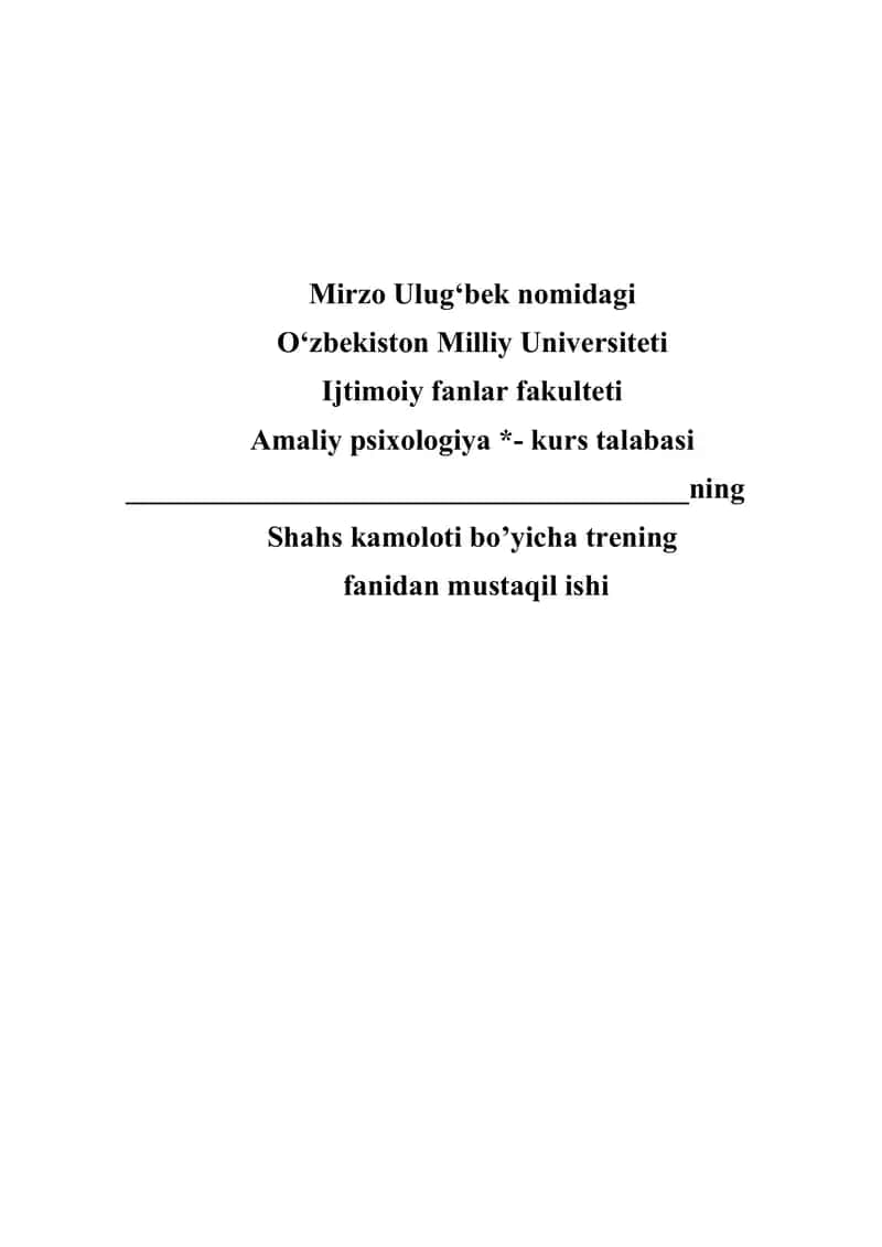 Gestalt psixologik maktabi: Kelib chiqishi, asoschilari va hozirgi davrdagi ahamiyati. 1