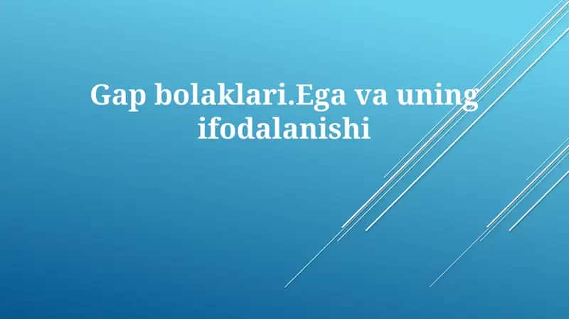 Defektiv gaplar: mohiyati va turlari 1