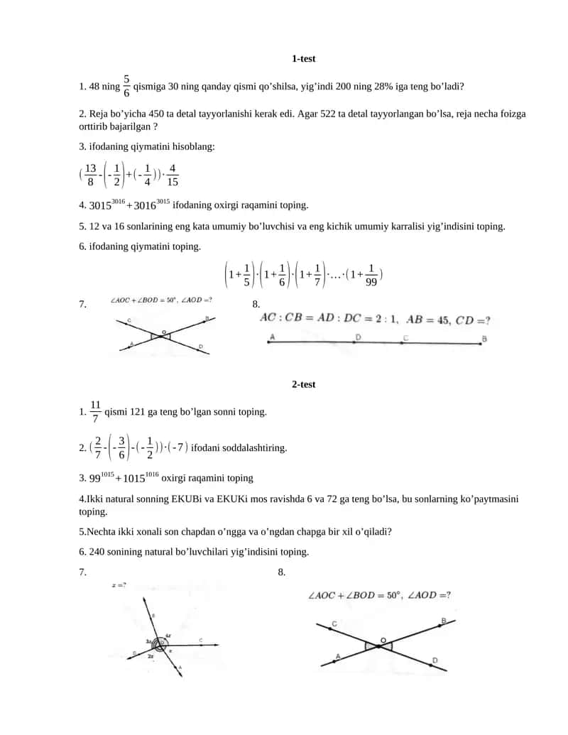 1-test 1