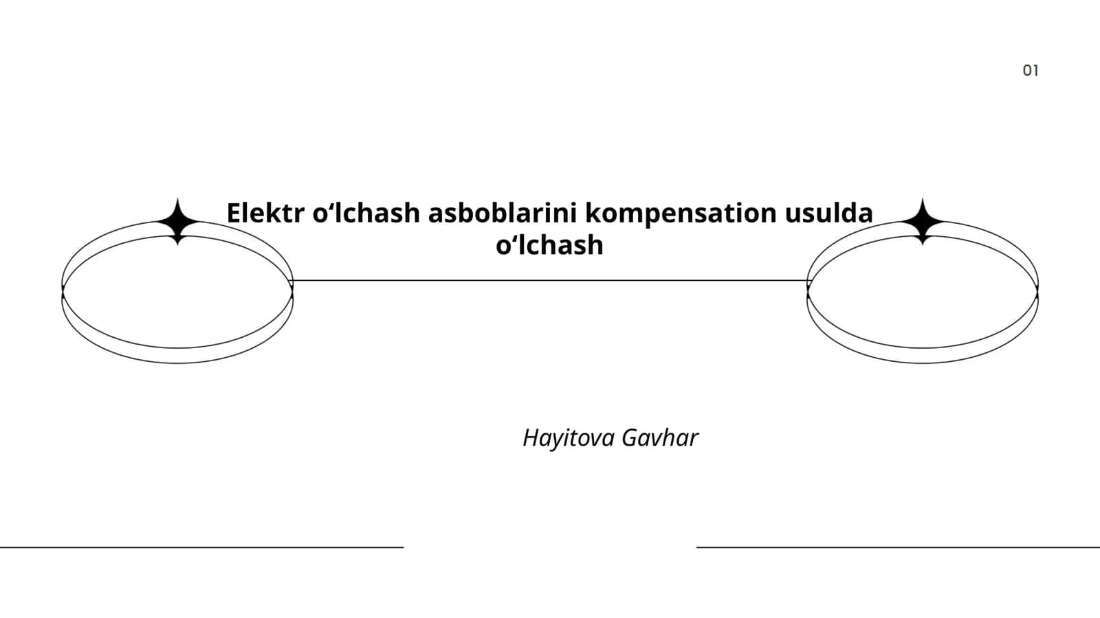 Elektr o'olchash asboblarini kompensation usulda o'olchash 1