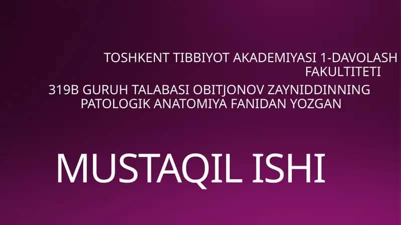 Infeksion Kasalliklarni Diagnostika Usullari 1
