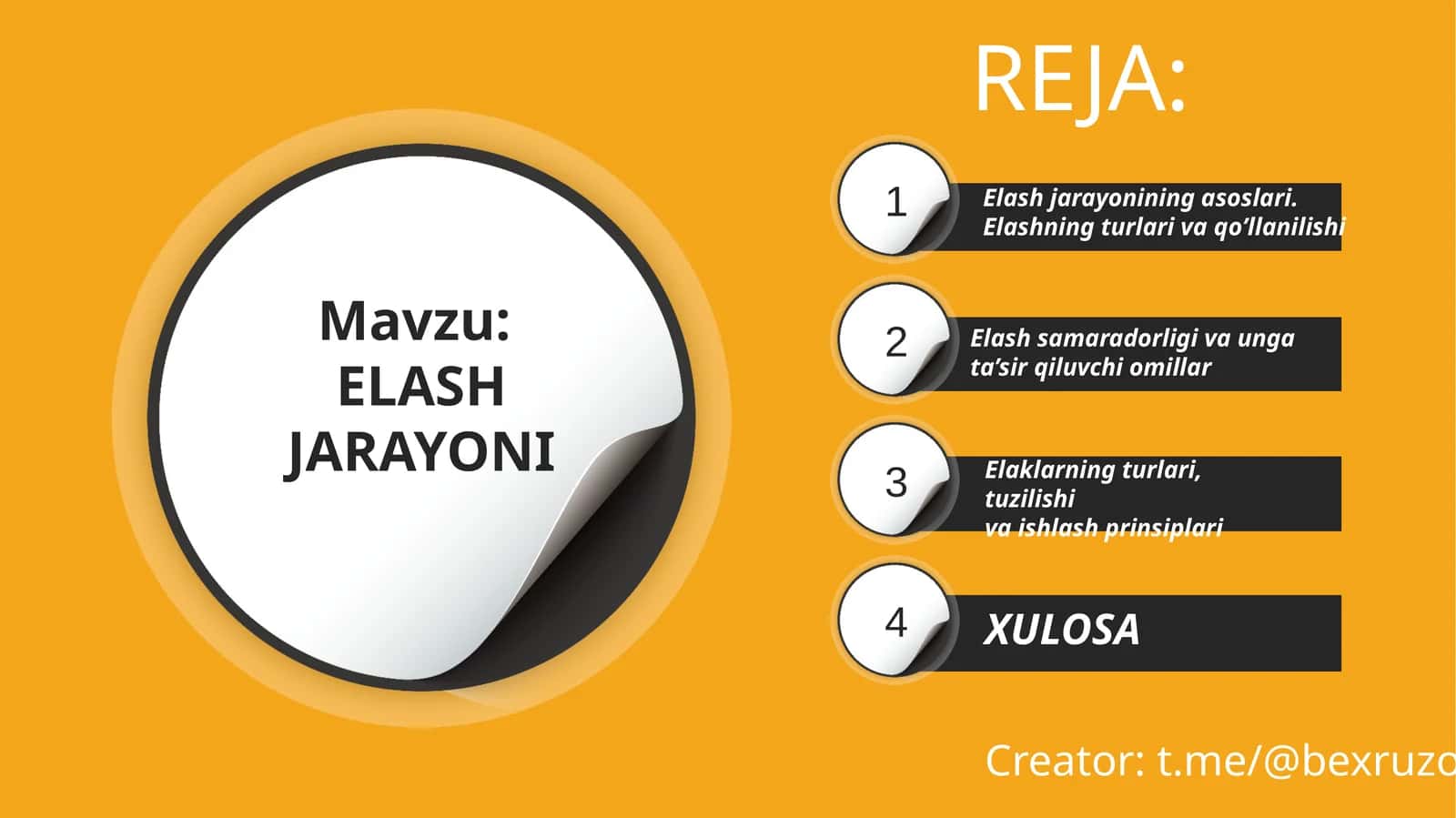 ELASH JARAYONI 1