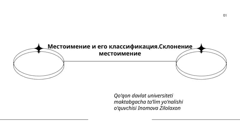 Местоимение и его классификация.Склонение местоимение 1
