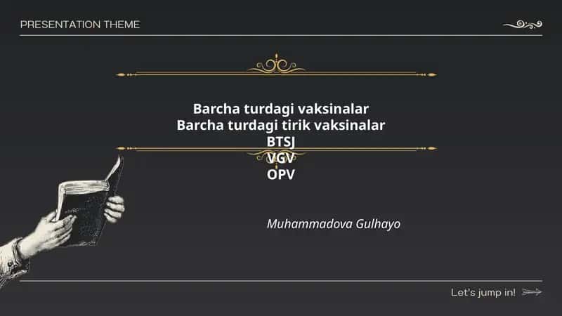 Barcha turdagi vaksinalar 1