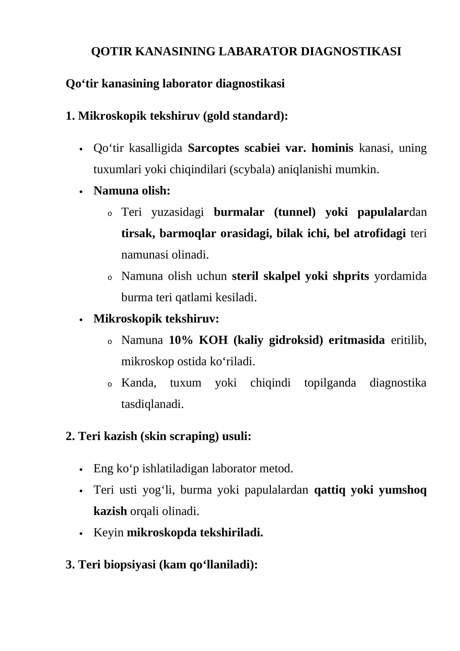 QOTIR KANASINING LABARATOR DIAGNOSTIKASI 1