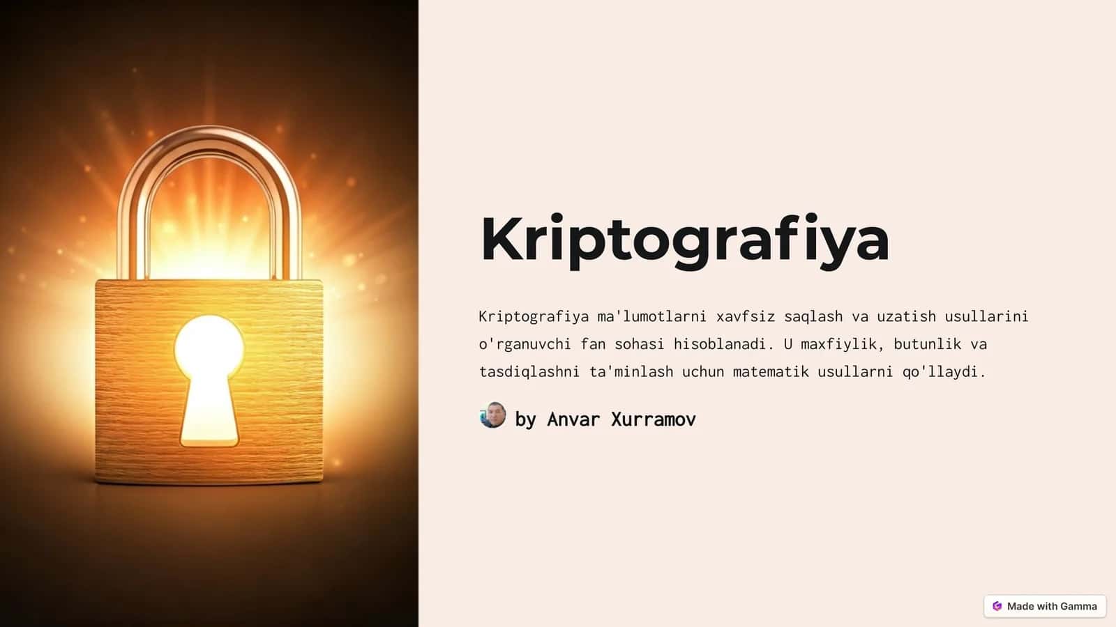 Kriptografiya 1