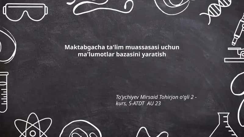 Bolalar ro'yxati 1