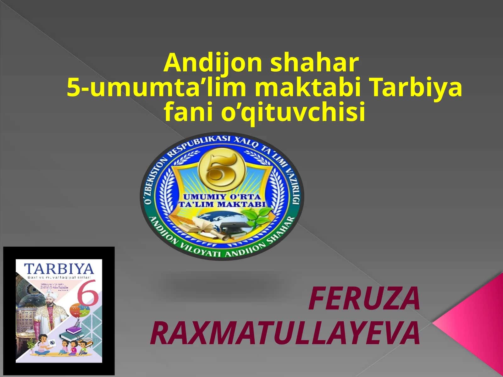 Rostgo’ylik va burch tanishtirish 1