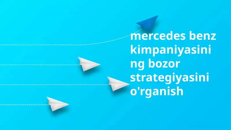 Bozor strategiyasi o'rganish 1