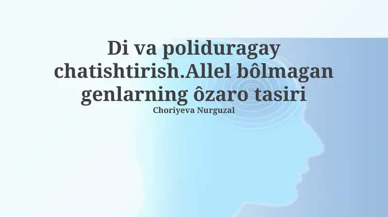 Komplementar ta'sir 1
