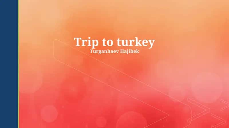 Trip to Turkey 1