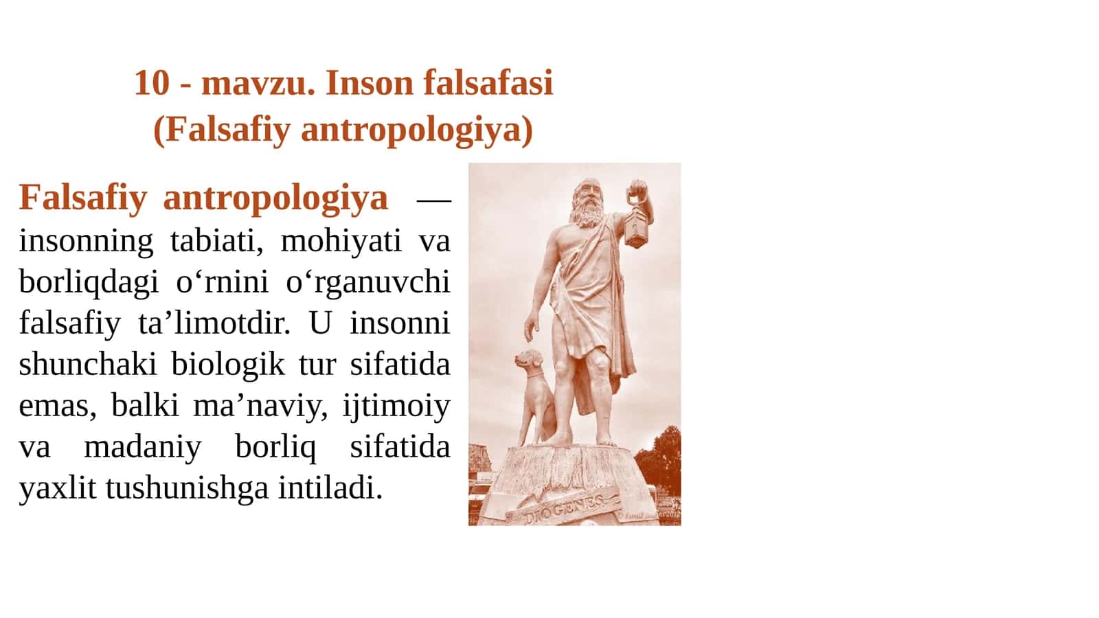 Inson falsafasi (Falsafiy antropologiya) 1