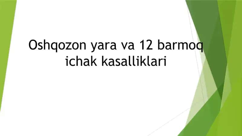 Oshqozon yarasining sababi va muxiti 1