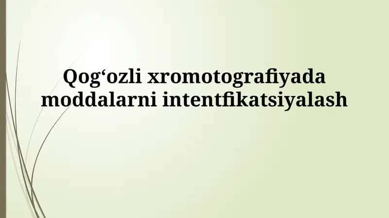 Spektrofotometriya 1