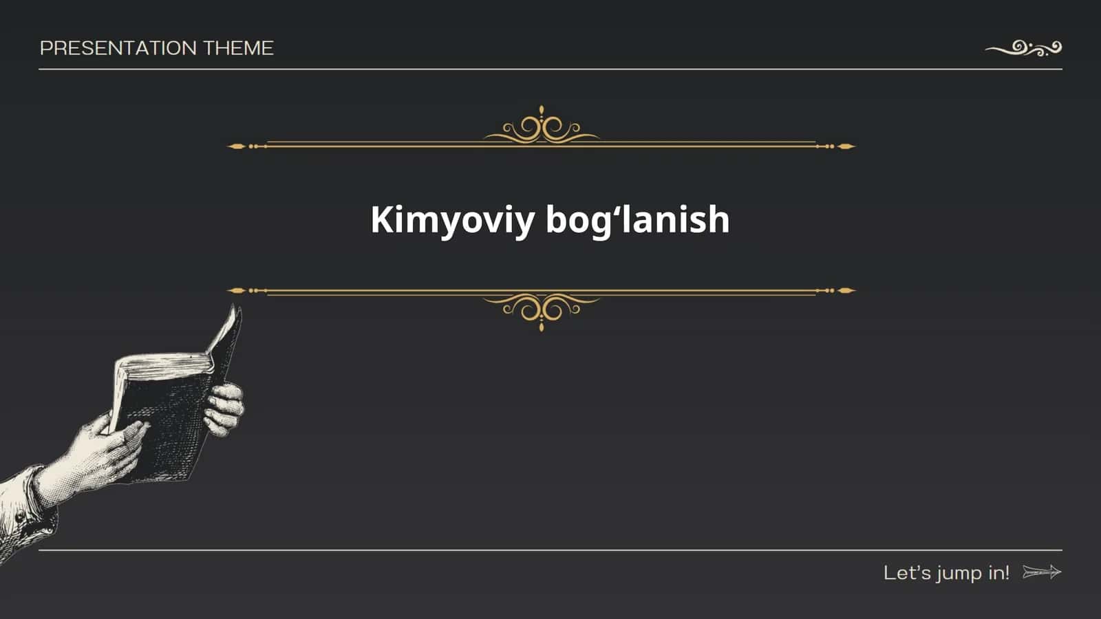 Kimyoviy bogʻlanish 1