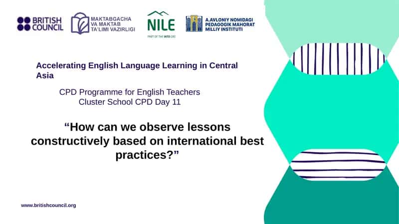 CPD Programme for English TeachersCluster School CPD Day11 1