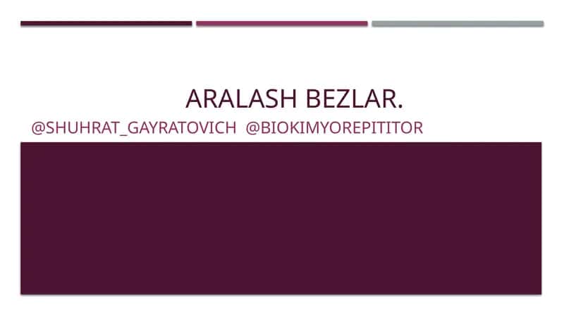 Aralash Bezlar 1
