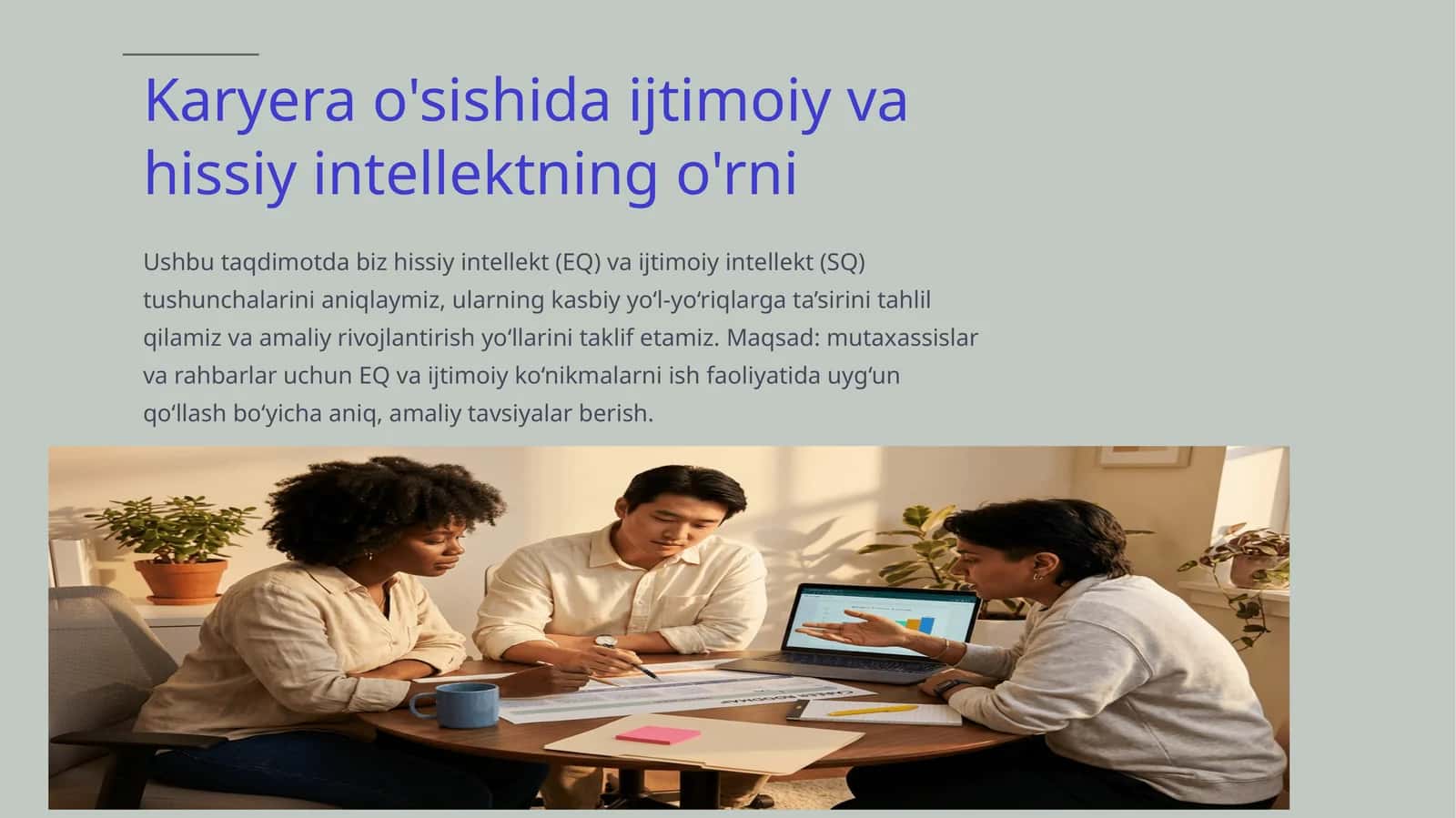 Karyera o'sishida ijtimoiy va hissiy intellektning o'rni 1