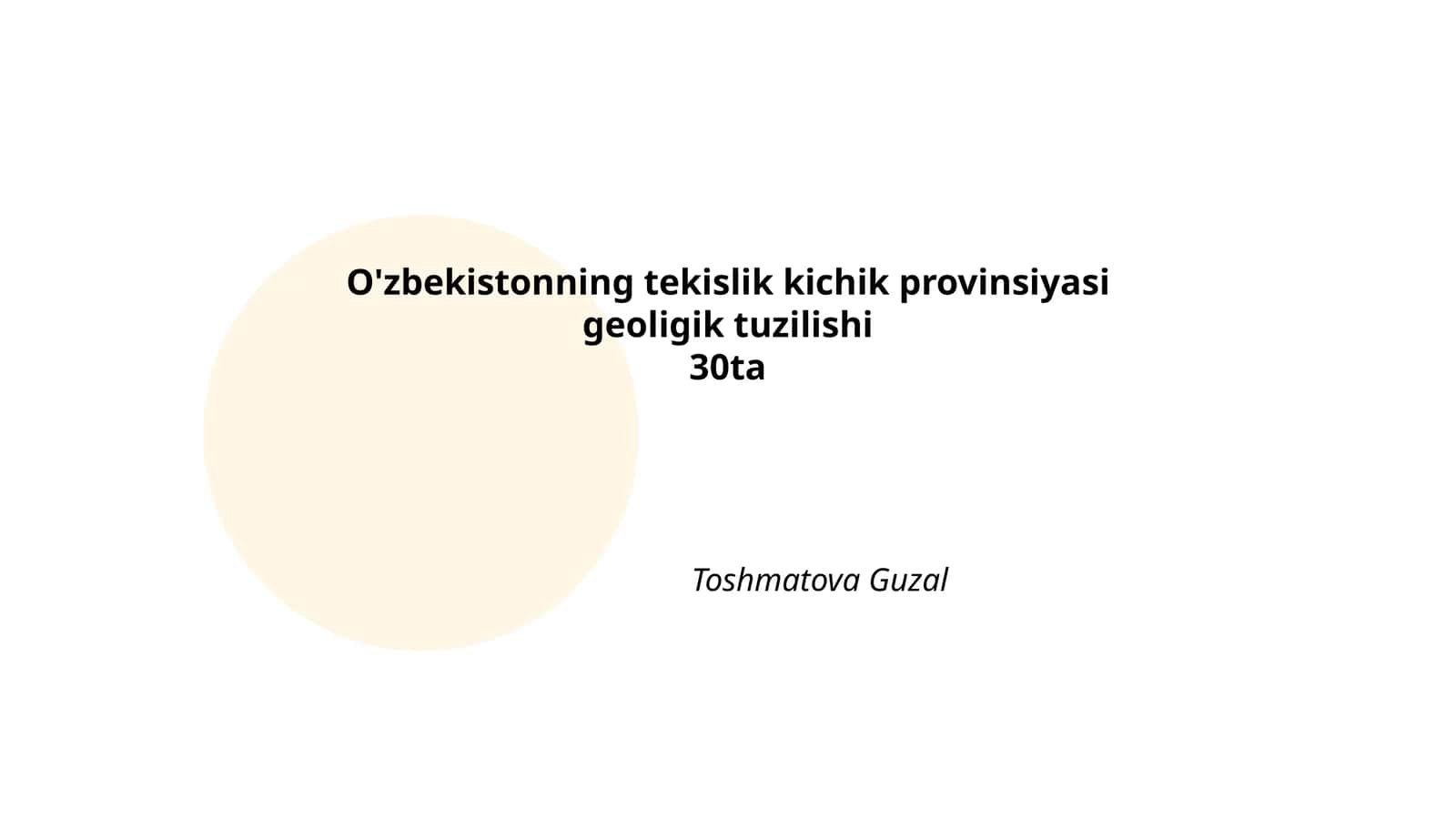 O'zbekistonning tekislik kichik provinsiyasi geoligik tuzilishi 1