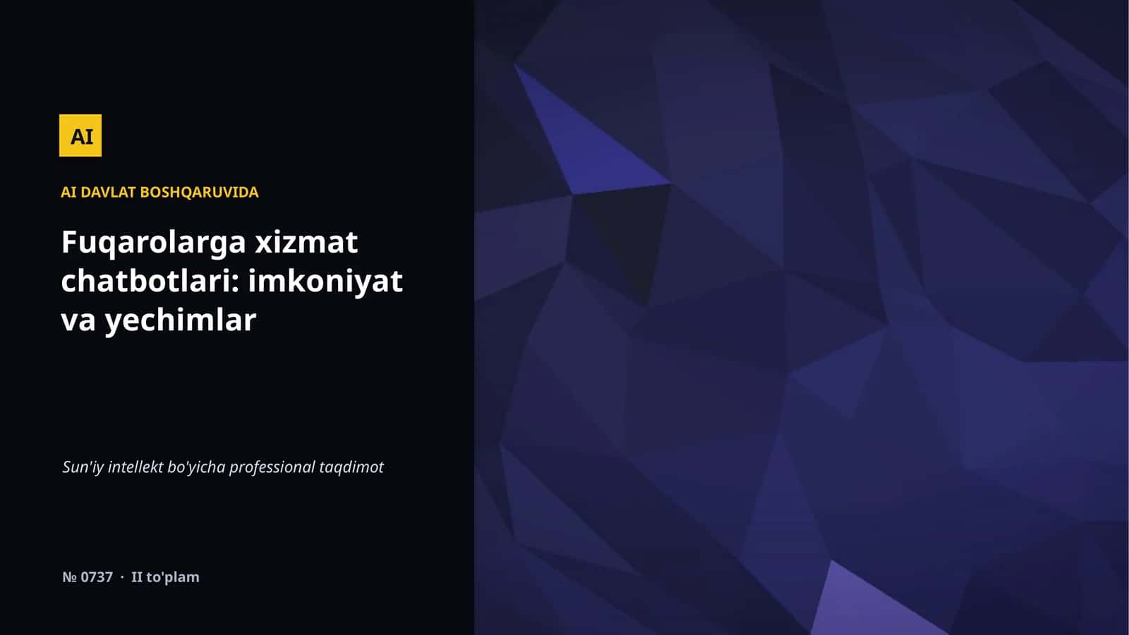 AI DAVLAT BOSHQARUVIDA 1
