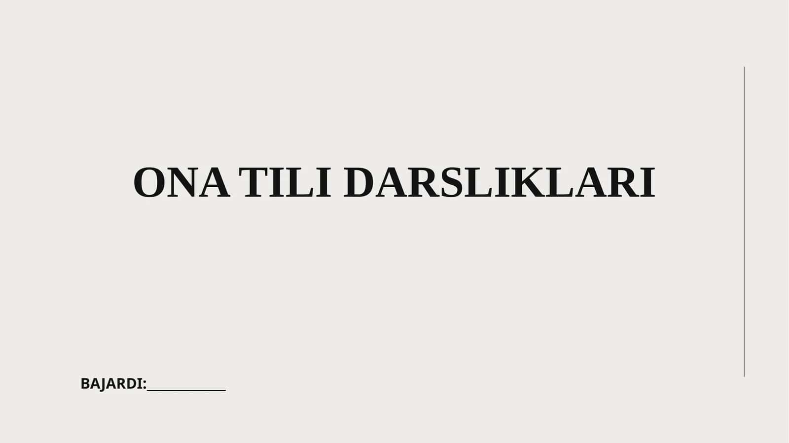 ONA TILI DARSLIKLARI 1