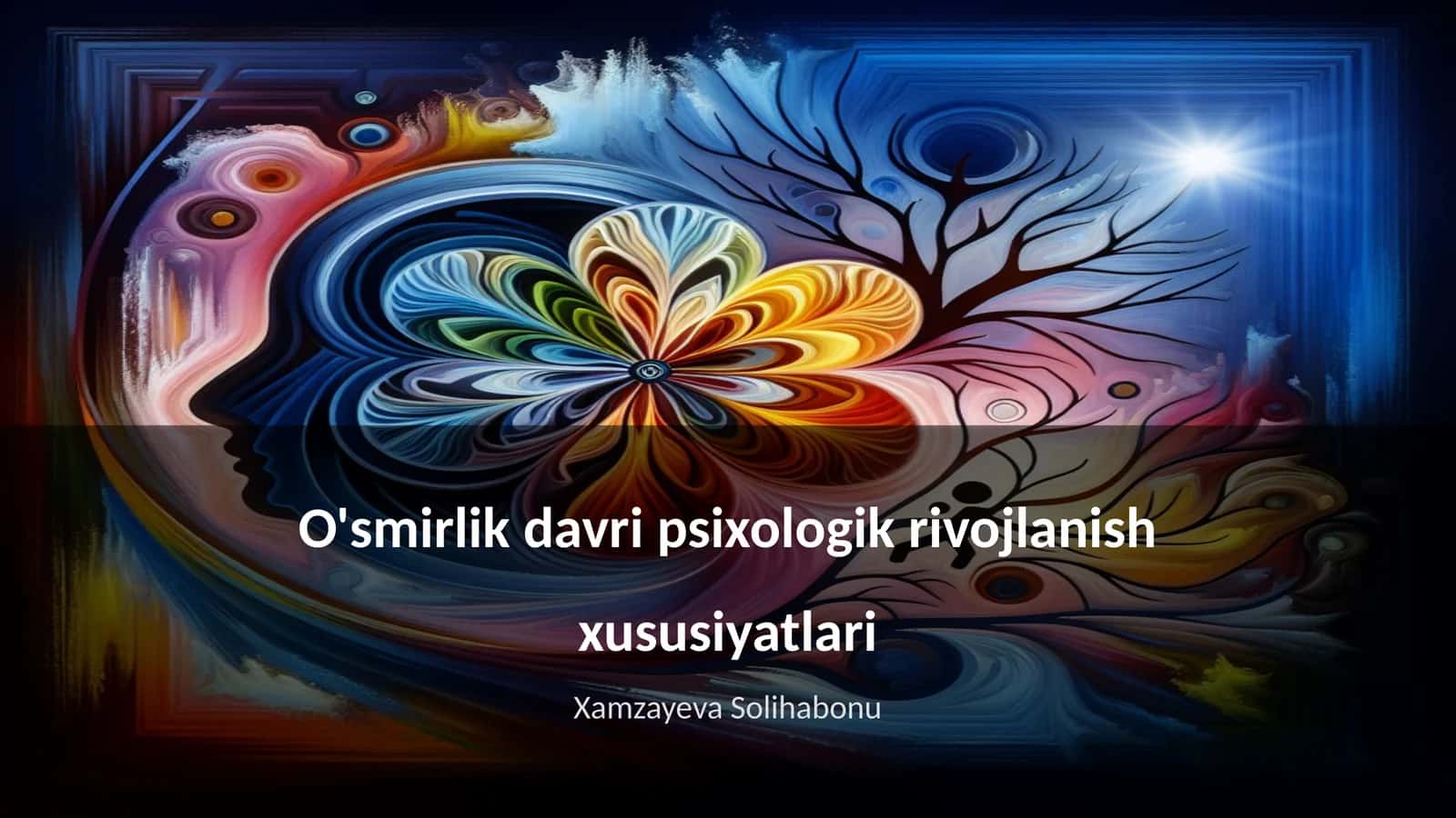O'smirlik davri psixologik rivojlanish xususiyatlari 1