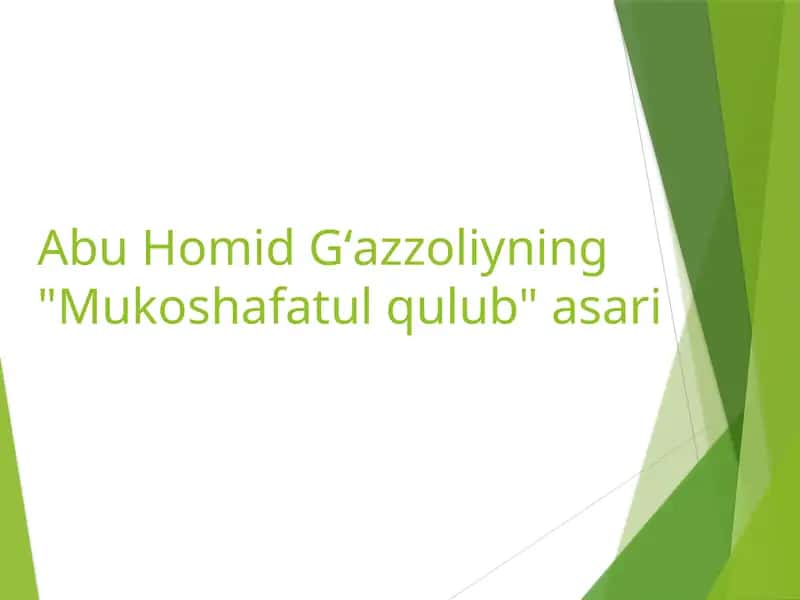 Mukoshafatulqulub 1