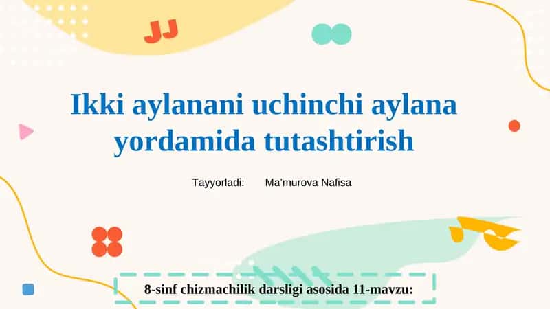 8-sinf chizmachilik darsligi 1
