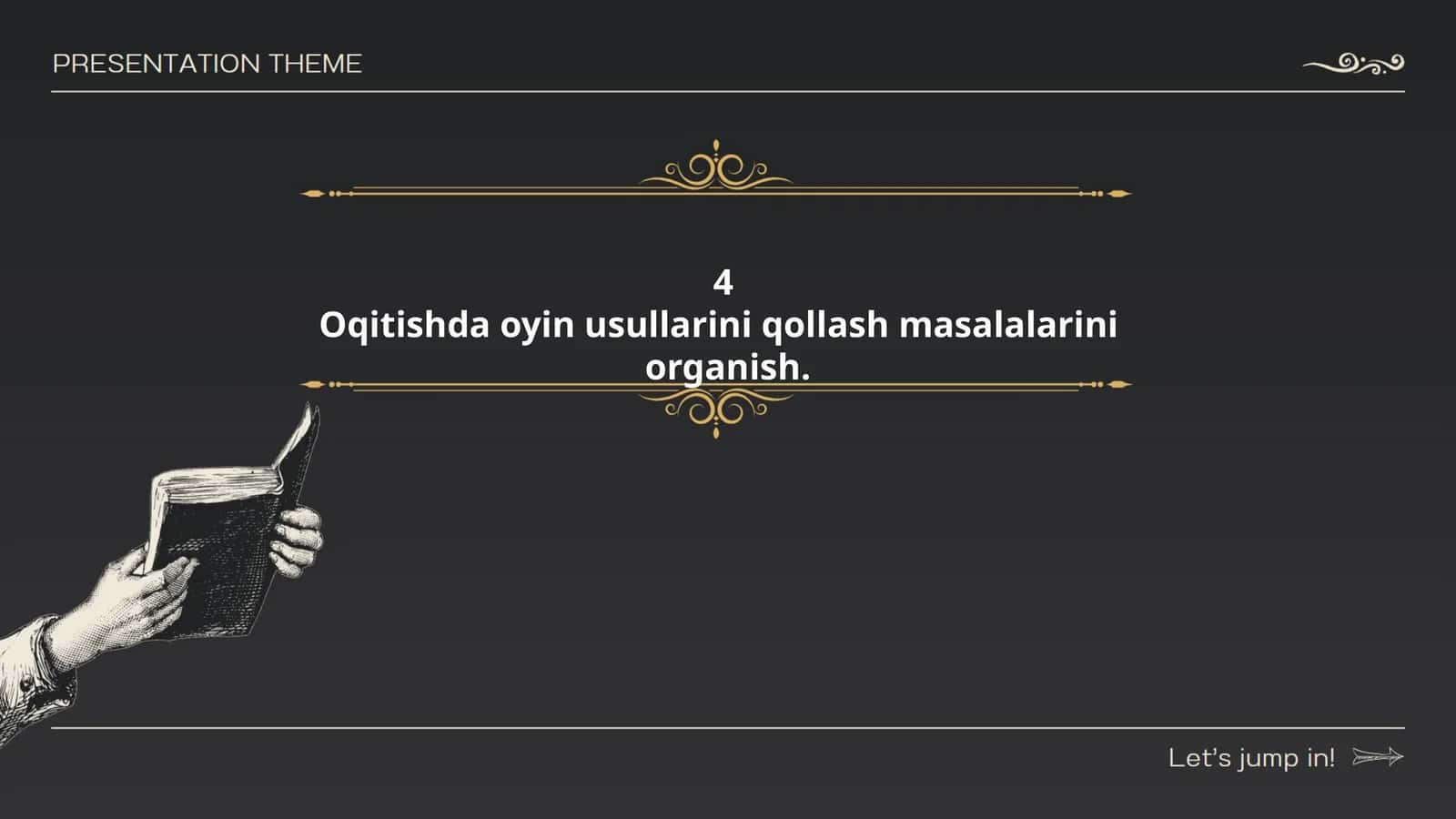 Oqitishda oyin usullarini qollash masalalarini organish 1