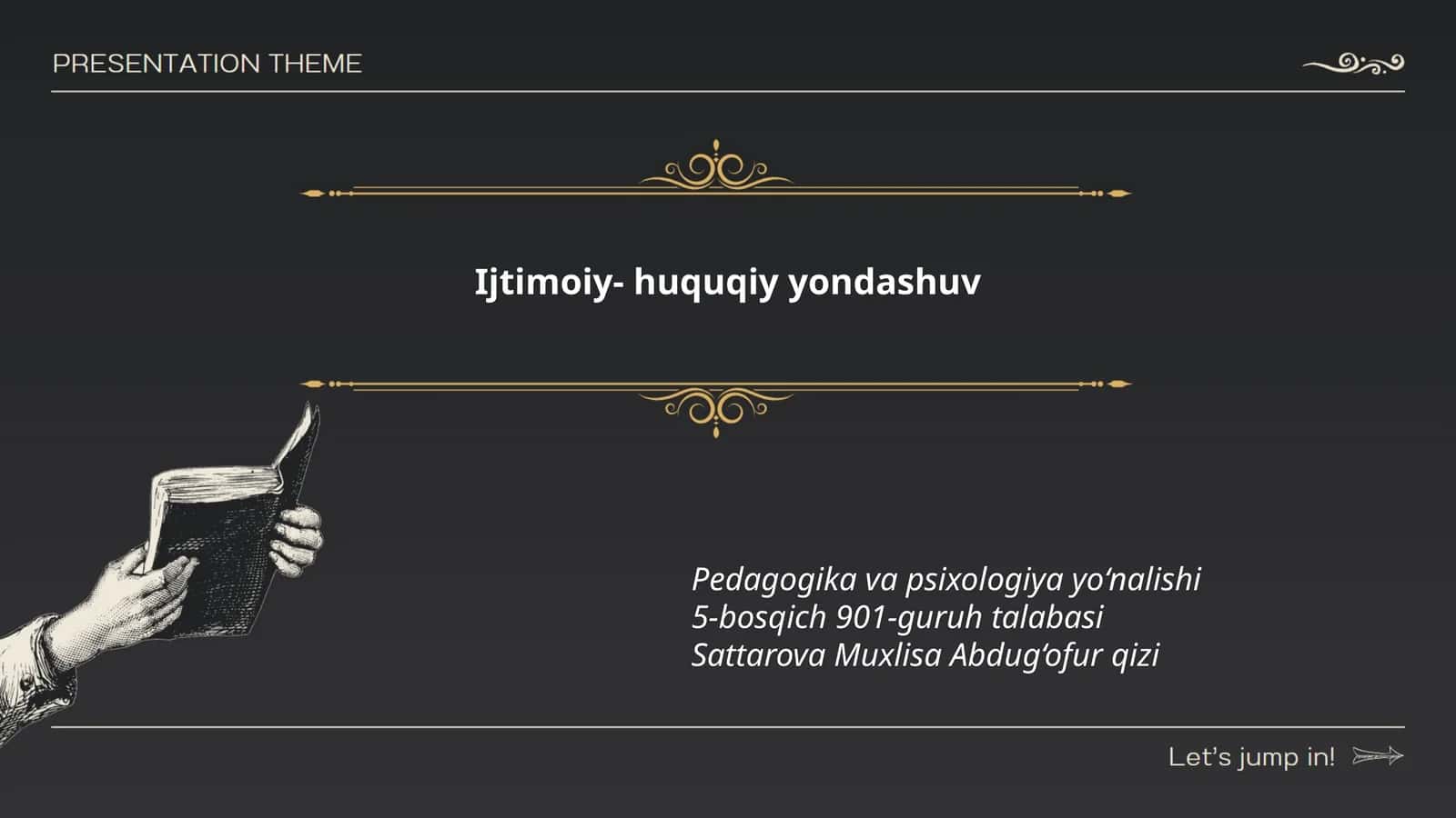 Ijtimoiy-huquqiy yondashuv 1