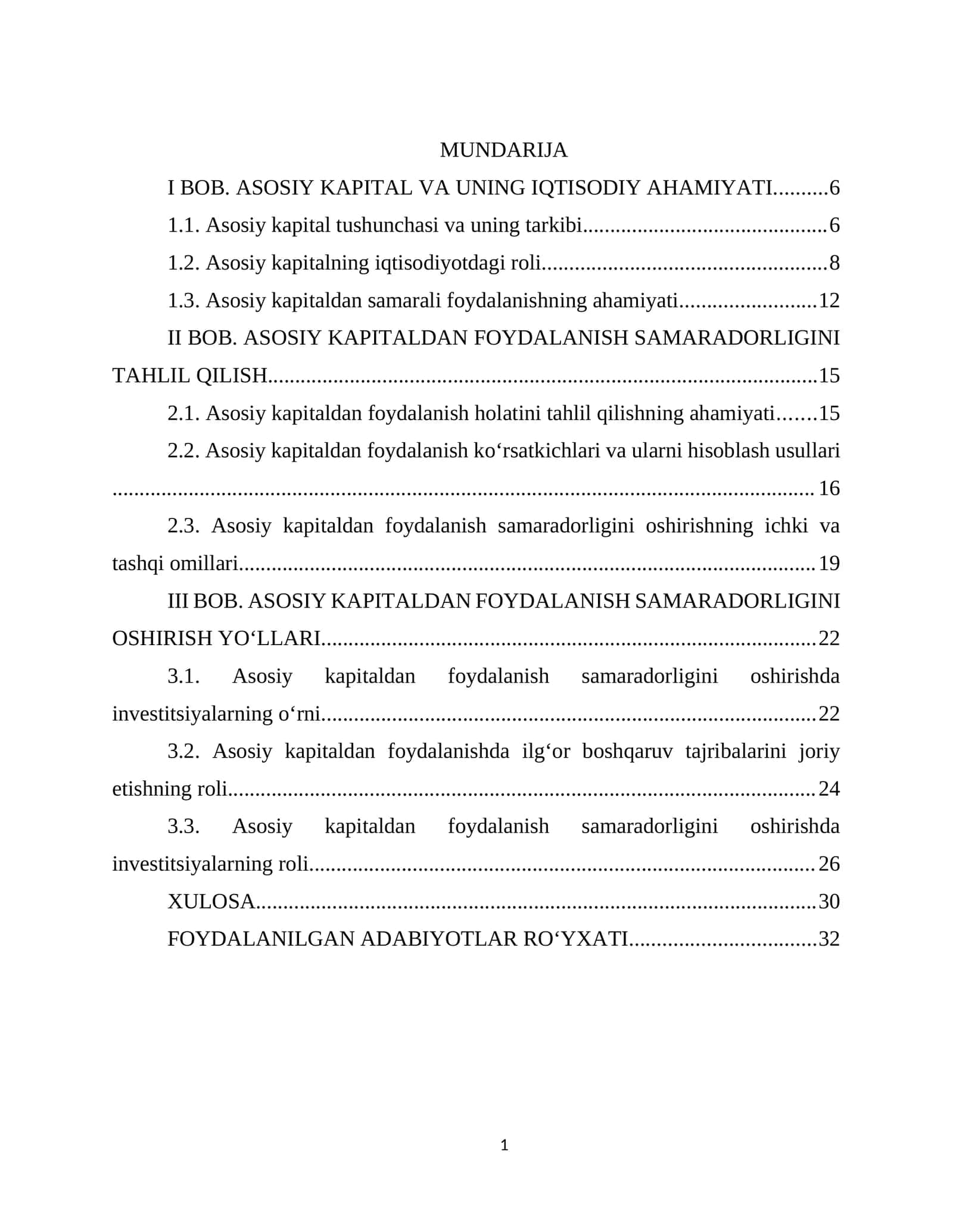 ASOSIY KAPITAL VA UNING IQTISODIY AHAMIYATI 1