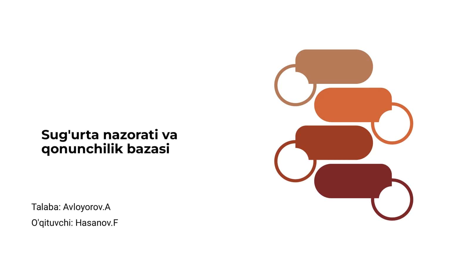 Sug'urta nazorati va qonunchilik bazasi 1