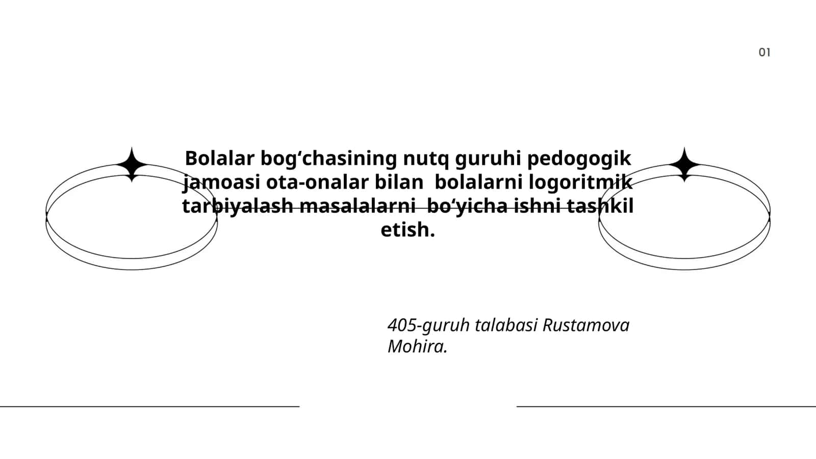 Bolalar Bogʻchasi Nutq Guruhi 1