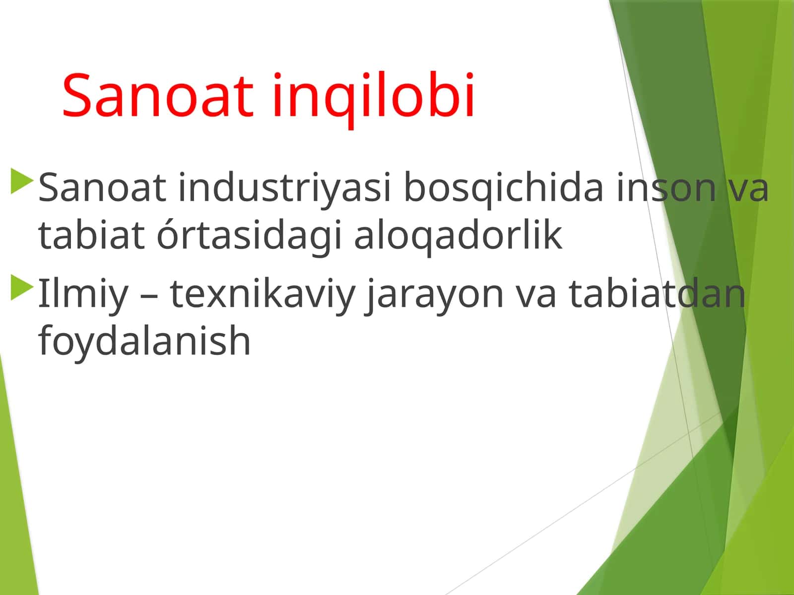 Sanoat inqilobi 1