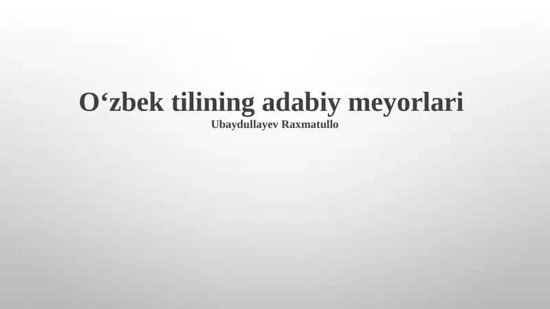 Uslubiyat va nutq madaniyati 1