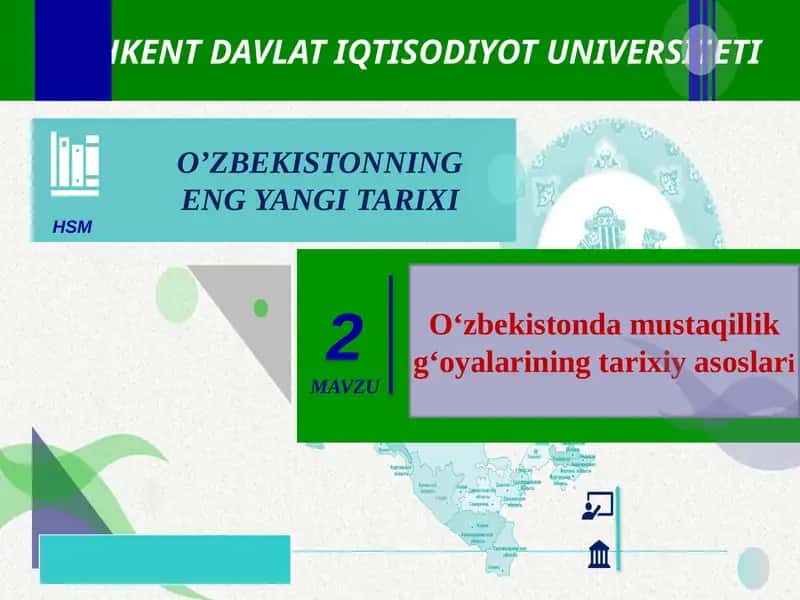 O‘zbekistonning eng yangi tarixi 1