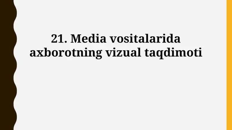 Vizual taqdimotning ahamiyati va elementlari 1