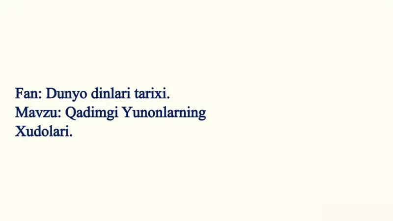 Qadimgi Yunonlarning Xudolari: Afsonalar va Haqiqatlar 1