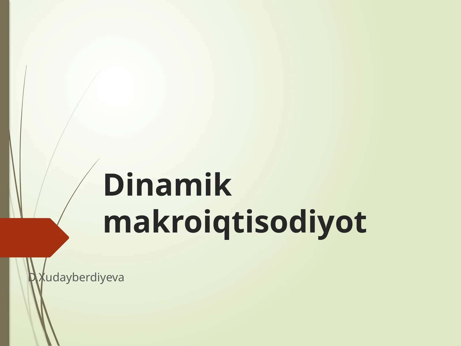 Dinamikmakroiqtisodiyot 1