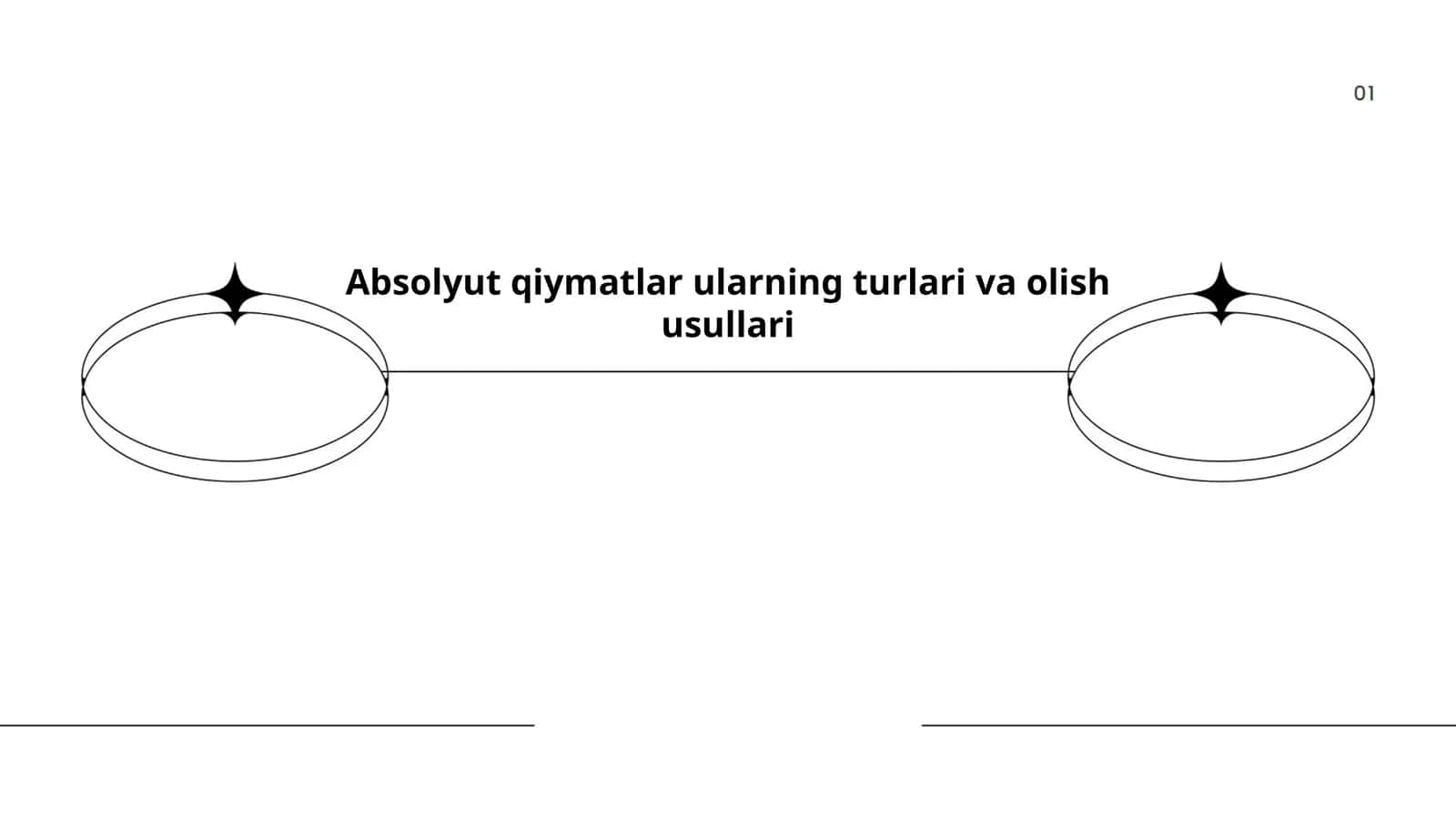 Absolyut qiymatlar ularning turlari va olish usullari 1