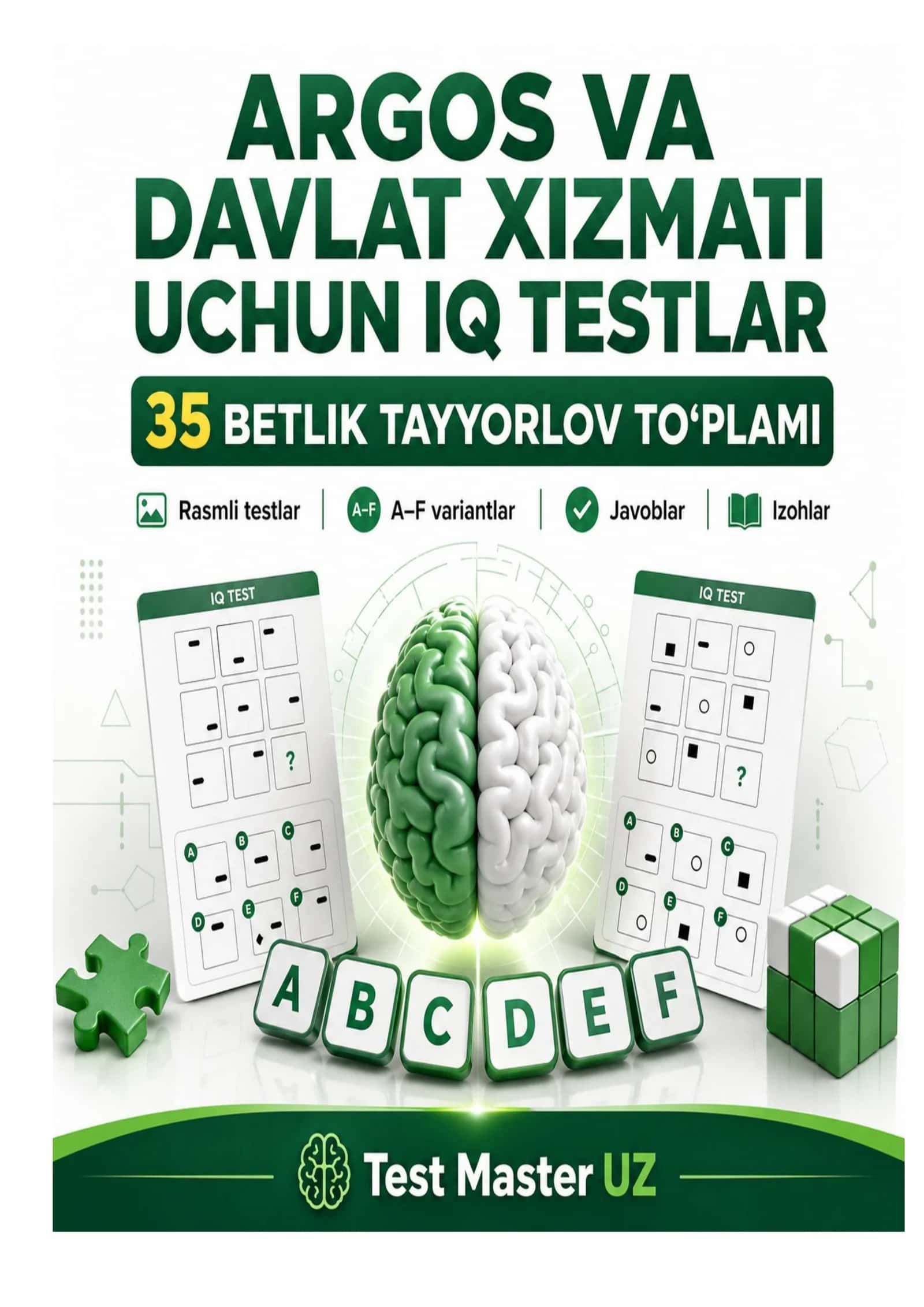 IQ va mantiqiy testlar to‘plami 1