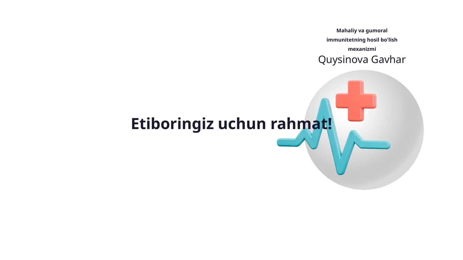 Mahaliy va gumoral immunitetning hosil bo'lish mexanizmi 1