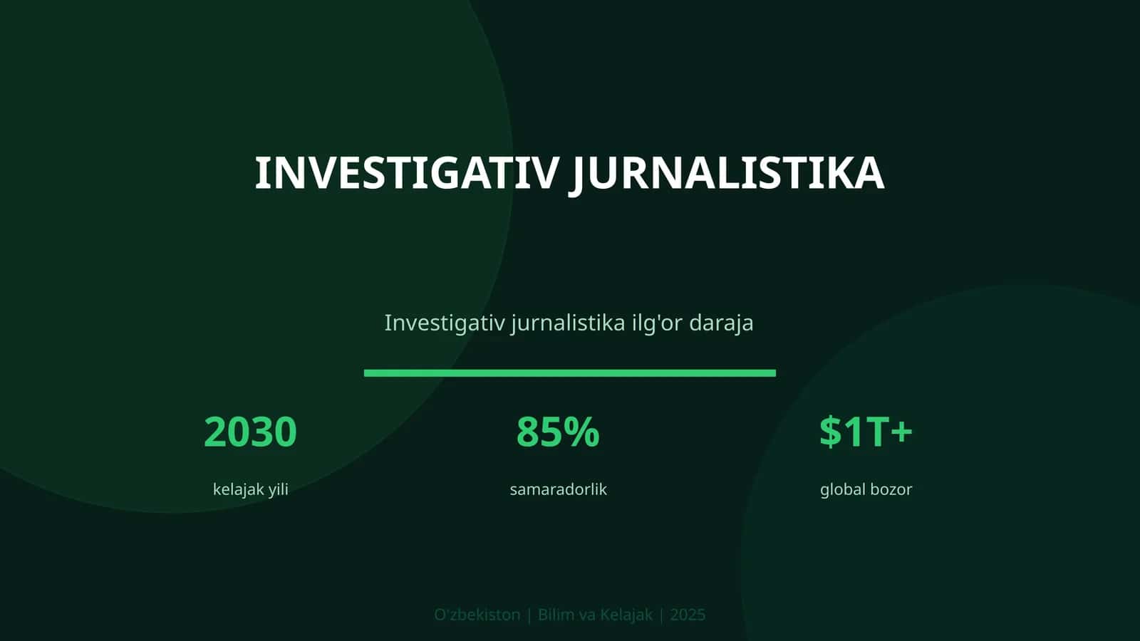 Investigativ jurnalistika 1