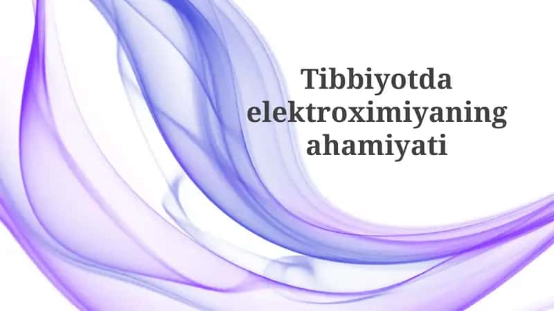 Elektrokimyo tibbiyotda: asosiy rol 1